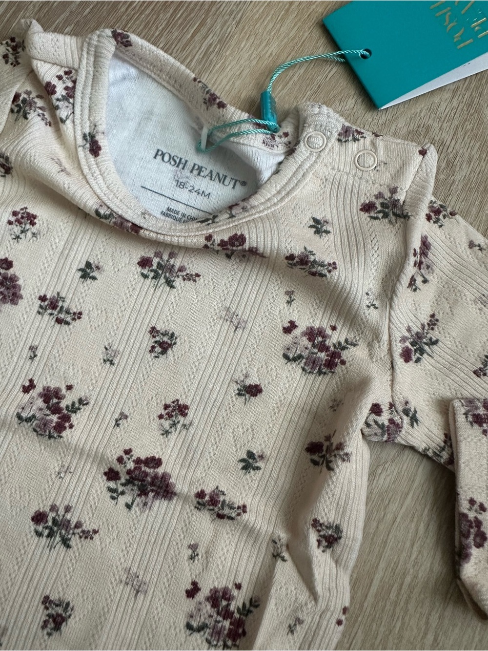 Posh Peanut Long Sleeve Bodysuit NWT